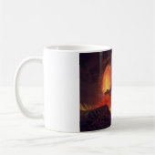 火山山噴火 コーヒーマグカップ (左)