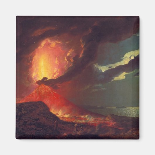 火山山噴火 マグネット (正面)
