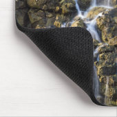 火山岩からのブライン秋が落下2 マウスパッド (コーナー)