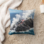 火山島 クッション (ブランケット)