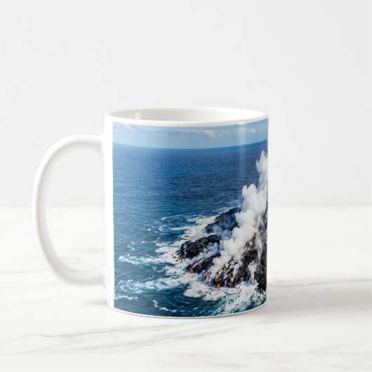 火山島 コーヒーマグカップ (左)