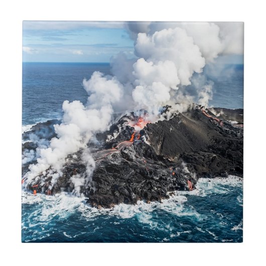 火山島 タイル (正面)