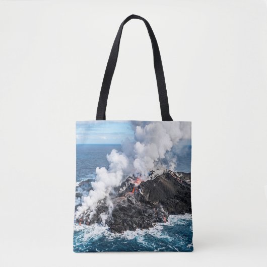 火山島 トートバッグ (正面)
