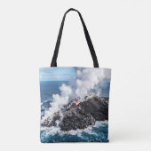 火山島 トートバッグ (裏面)