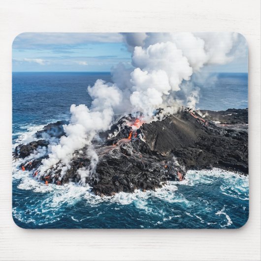 火山島 マウスパッド (正面)