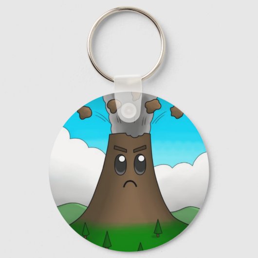 火山怒 キーホルダー (裏面)