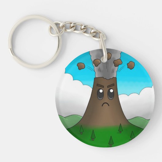 火山怒 キーホルダー (正面)