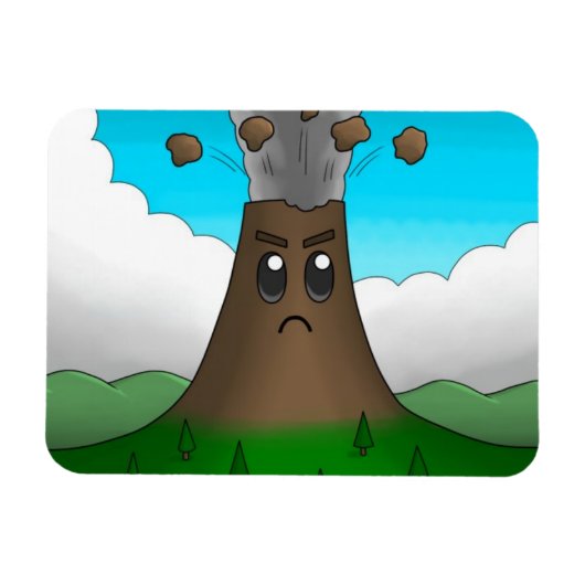 火山怒 マグネット (横)