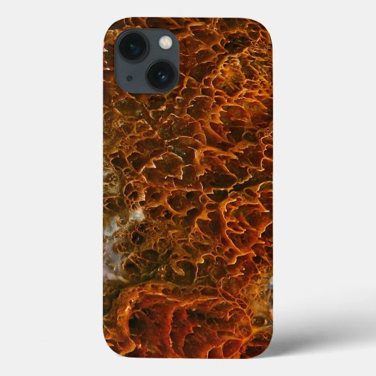 火山性の池に沈殿した赤とオレンジ色の鉱物 Case-Mate iPhoneケース (裏面)