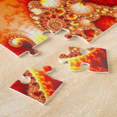 火山性庭園 – フラクタルアート ジグソーパズル (側面)