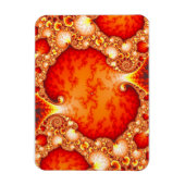 火山性庭園 – フラクタルアート マグネット (縦)