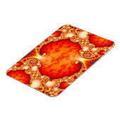 火山性庭園 – フラクタルアート マグネット (左側)