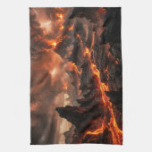 火山性溶岩 キッチンタオル (縦)