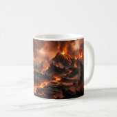 火山性溶岩 コーヒーマグカップ (正面右)
