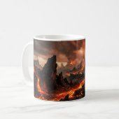 火山性溶岩 コーヒーマグカップ (正面左)