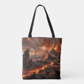 火山性溶岩 トートバッグ (裏面)