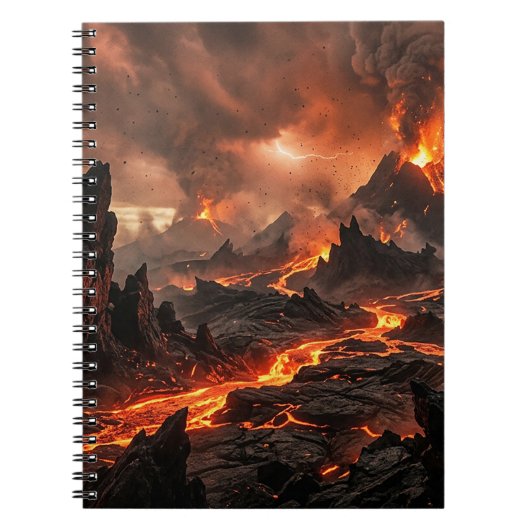 火山性溶岩 ノートブック (正面)