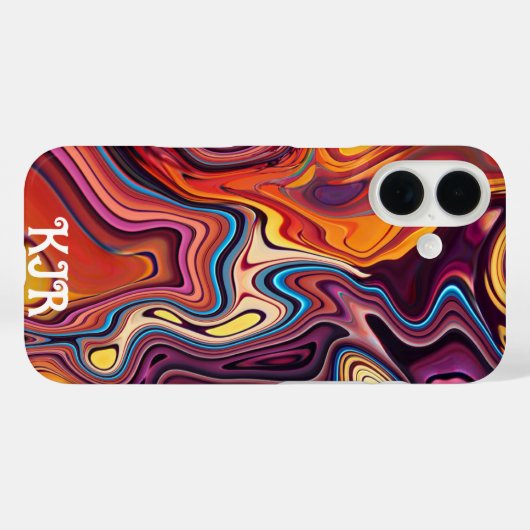 火山性溶#9 Case-Mate iPhoneケース (裏面 (横))