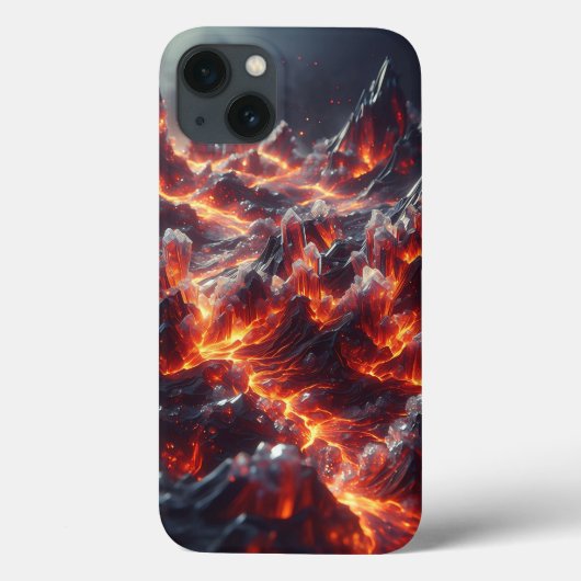 火山水晶大噴火の携帯ケース - シンメ Case-Mate iPhoneケース (裏面)