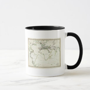 火山活動図 マグカップ