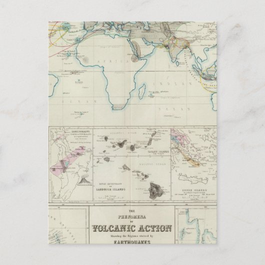 火山活動 ポストカード (正面)