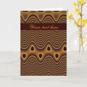 火山海カスタムのグリーティングカード カード (黄色い花)