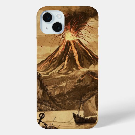 火山溶岩噴火 Case-Mate iPhoneケース (裏面)