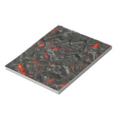 火山溶岩背景効果 ノートパッド (回転)