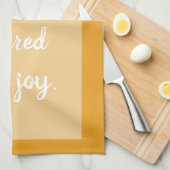 火山炎 – 白 キッチンタオル (四つ折り)