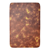 火山熱い溶岩惑星表面 バスマット (正面縦)