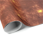 火山熱い溶岩惑星表面 ラッピングペーパー (ロールコーナー)