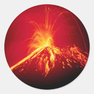 火山熱い溶岩1991年のコスタリカ ラウンドシール