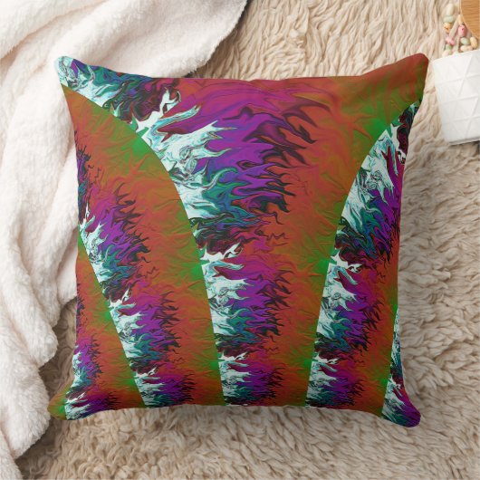 火山爆発…... クッション (ブランケット)