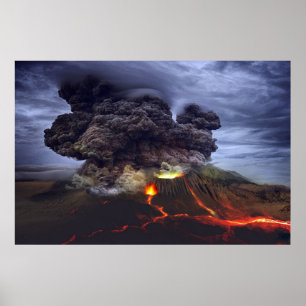 火山素晴らし噴火 ポスター