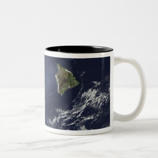 火山霧の衛星表示 ツートーンマグカップ (右)