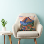 火山風景スロー枕 クッション (椅子)