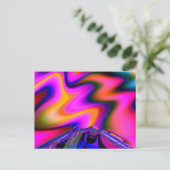 火山2素晴らしフラクタル ポストカード (スタンド正面)