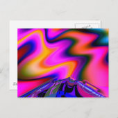 火山2素晴らしフラクタル ポストカード (正面/裏面)