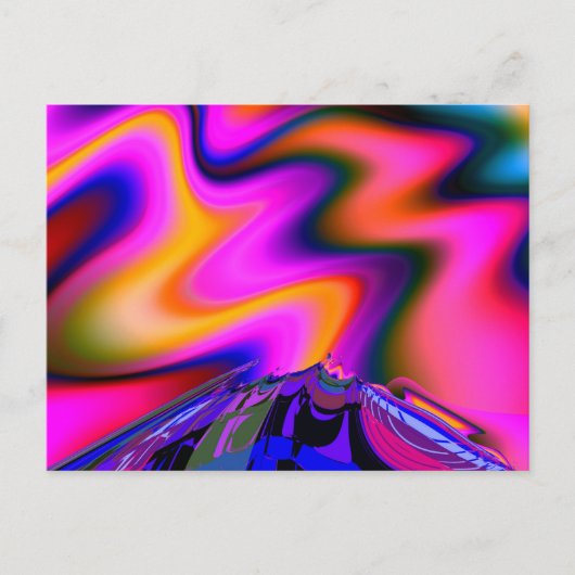 火山2素晴らしフラクタル ポストカード (正面)