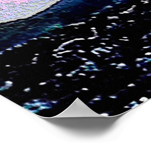 火山7エナメル ポスター (角)