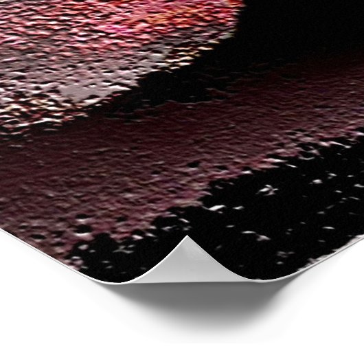 火山9エナメル ポスター (角)