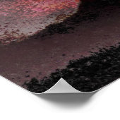 火山9 ぼやけ ポスター (角)