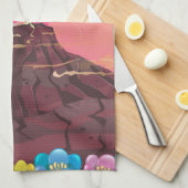 火山 キッチンタオル (四つ折り)