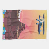 火山 キッチンタオル (横)