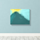 火山 キャンバスプリント (インサイチュ (ウッドフロア))