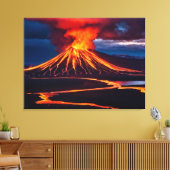 火山 キャンバスプリント (インサイチュ (リビング))