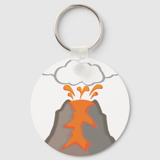 火山 キーホルダー (裏面)