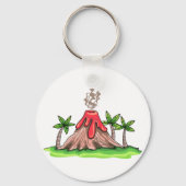 火山 キーホルダー (正面)