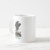 火山 コーヒーマグカップ (正面左)