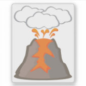 火山 シール (正面)